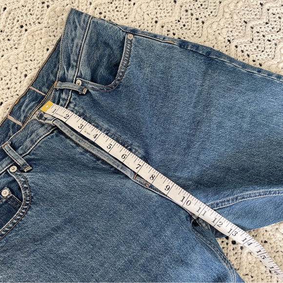 Everlane The Cheeky Jean High Waist Button Fly Curvy Fit Medium Wash (Si… - Picture 6 of 8